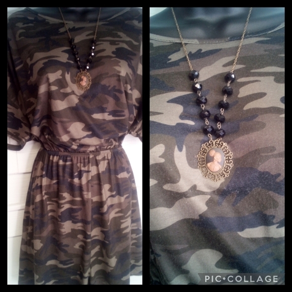 SHEIN Pants - Shein camouflage romper